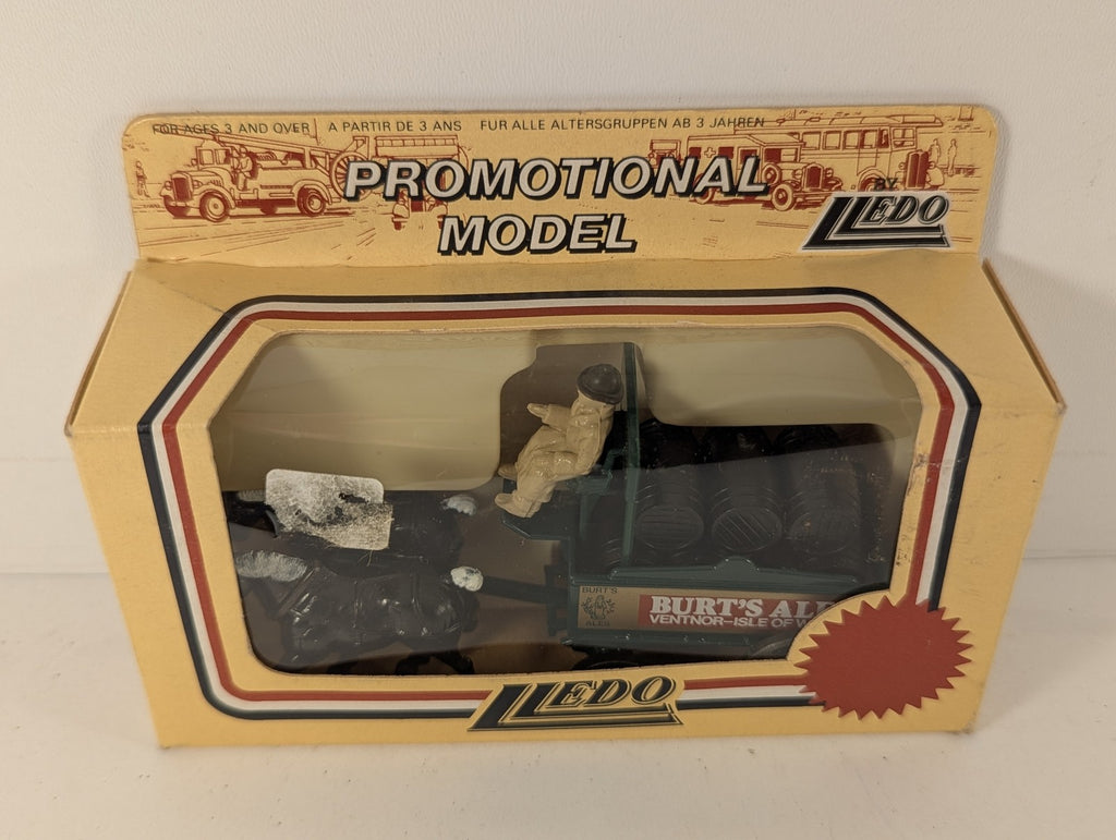Lledo Horse Drawn Brewery Dray 'Burt's Ales' Die-cast Model