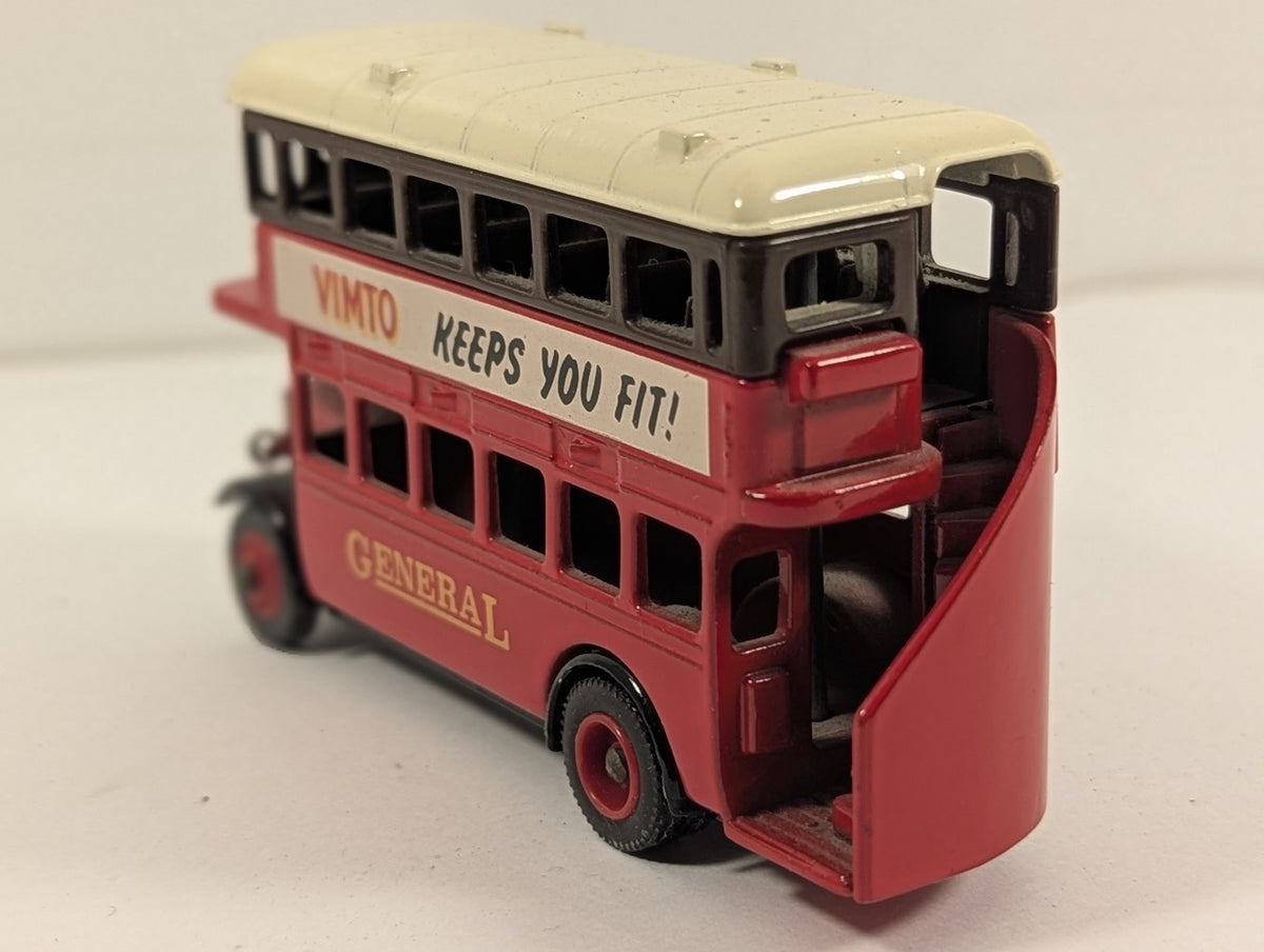 Lledo 1920 B-Type Double Decker Bus Die-cast Model Bus