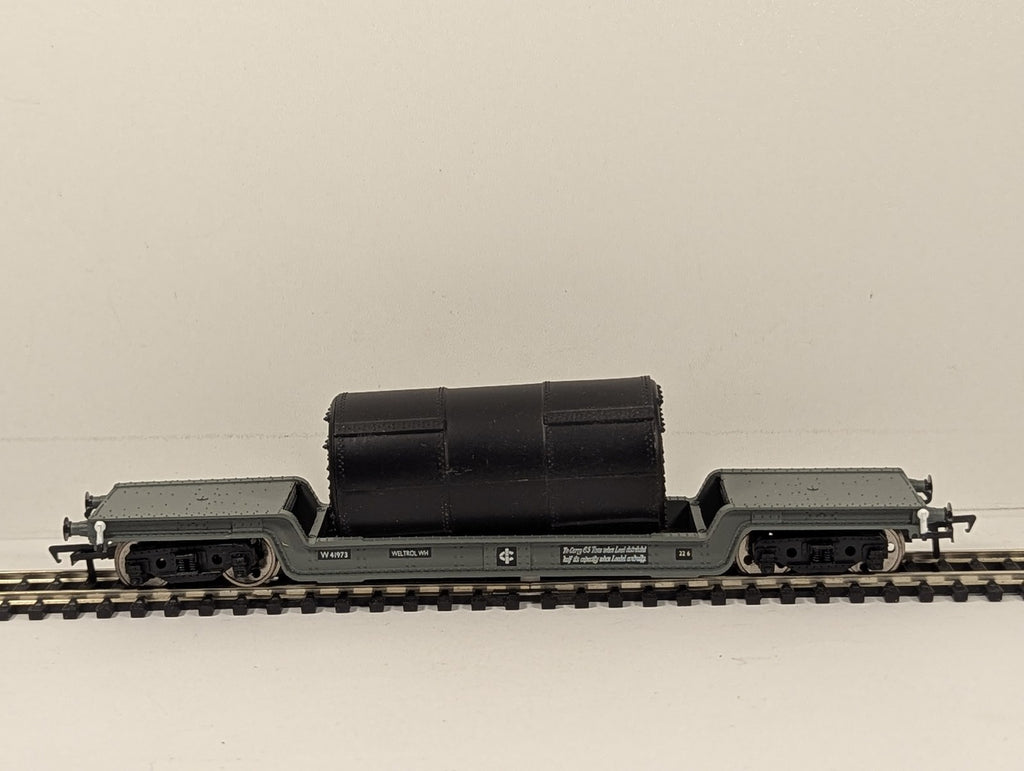 Bachmann OO Gauge 45 Ton Bogie Well Wagon Goods Wagon W 41973 BR Grey 33-901C