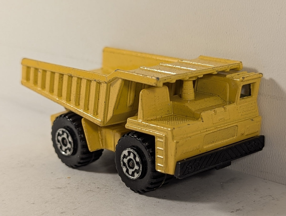 Matchbox Faun Dump Truck Die-cast Model Yellow 58