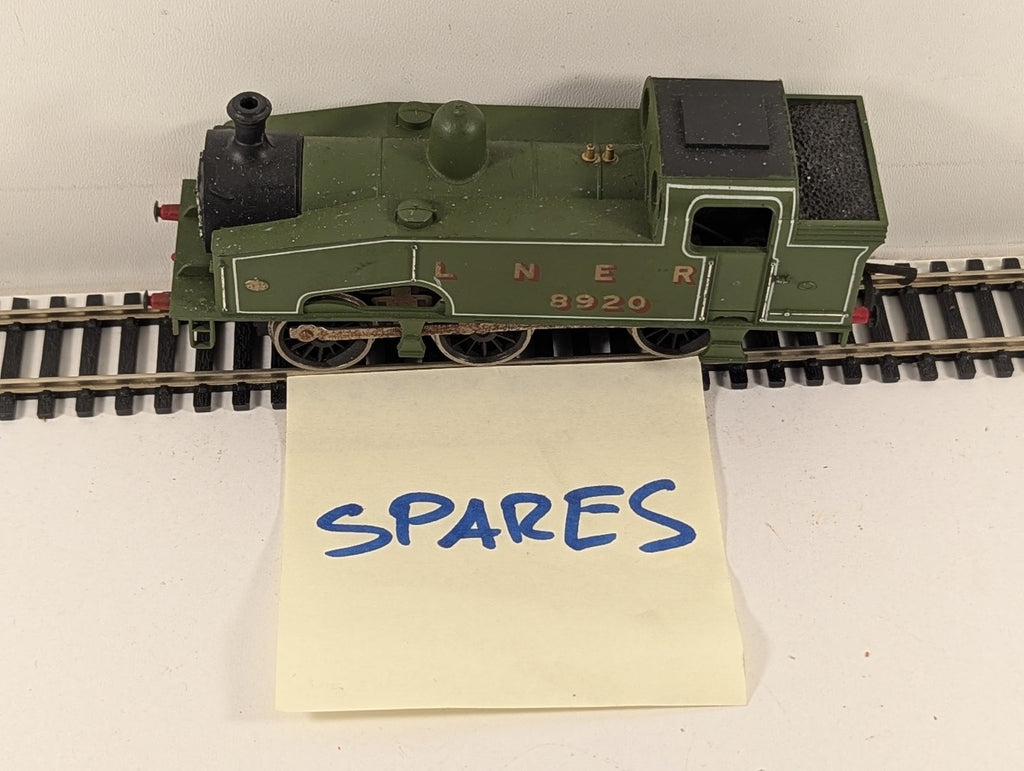 Lima OO Gauge Class J50 0-6-0T Steam Locomotive 8920 LNER Green Spares or Repair