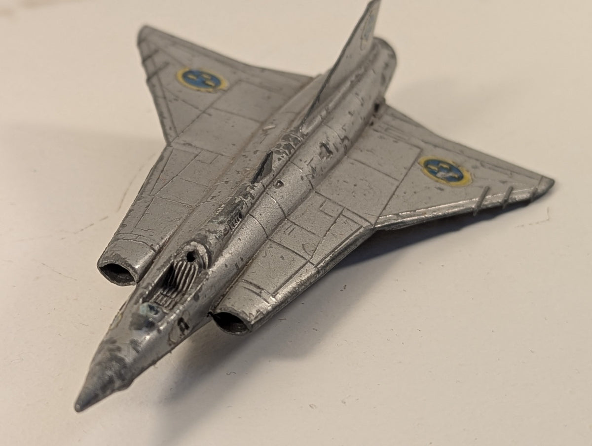 Lintoy Diecast Saab 35 Draken Fighter Jet Model