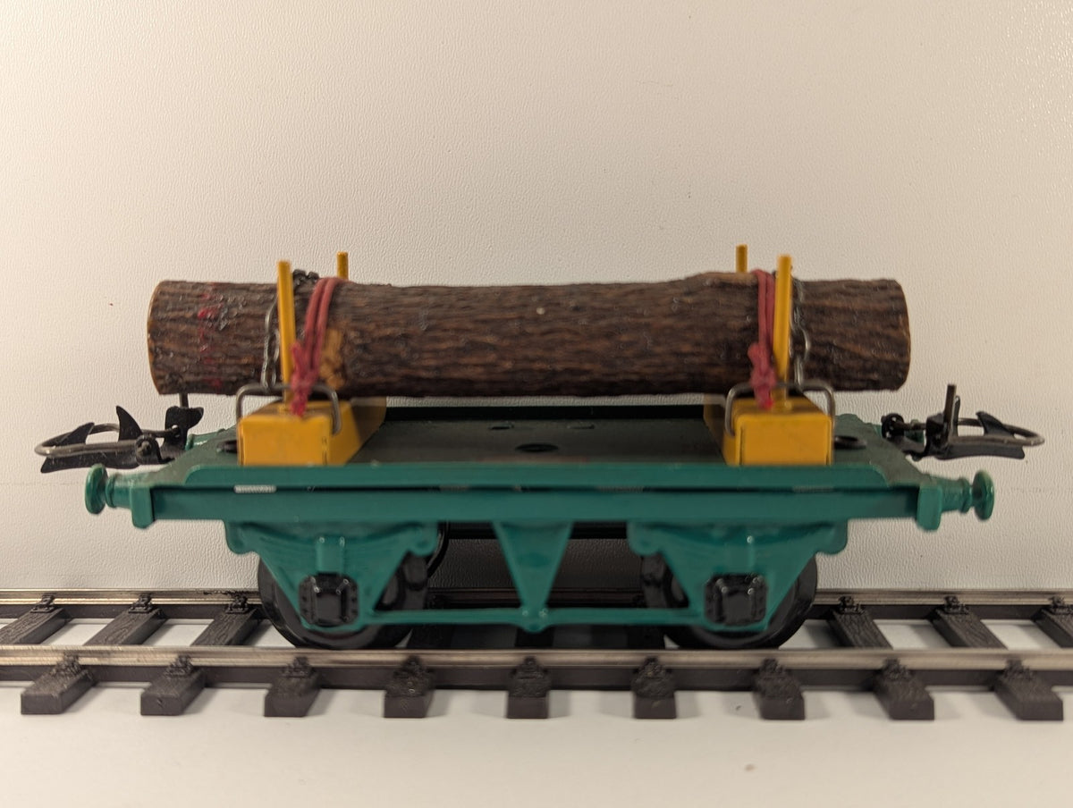 Hornby O Gauge No. 1 Timber Wagon Goods Wagon Green and Yellow