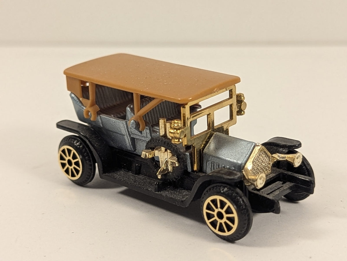 Summer 1907 Rolls-Royce Silver Ghost Diecast Vehicle Silver, Black and Brown 303