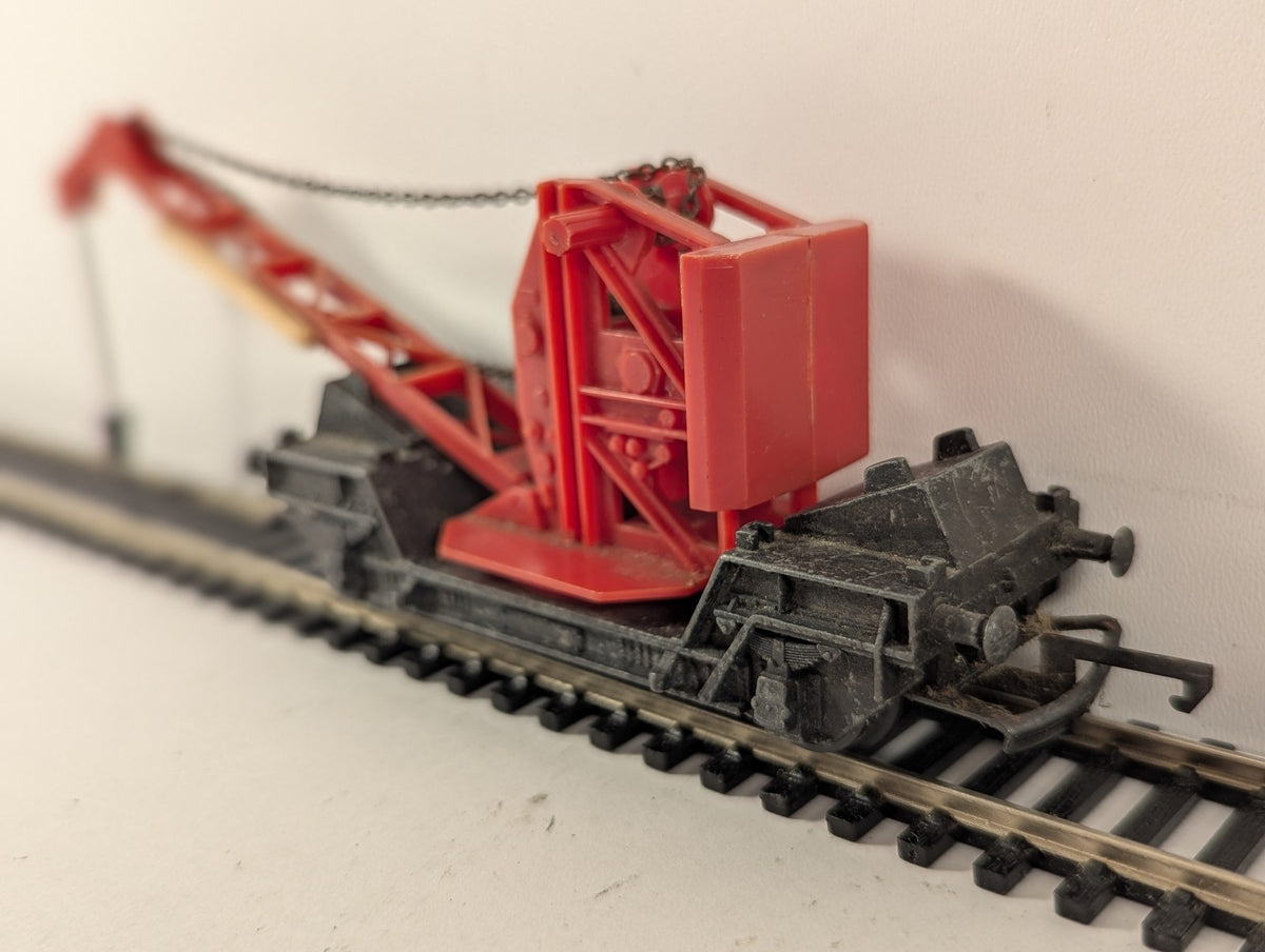 Tri-ang OO Gauge 10 Ton Crane Truck Goods Wagon Red & Black R127