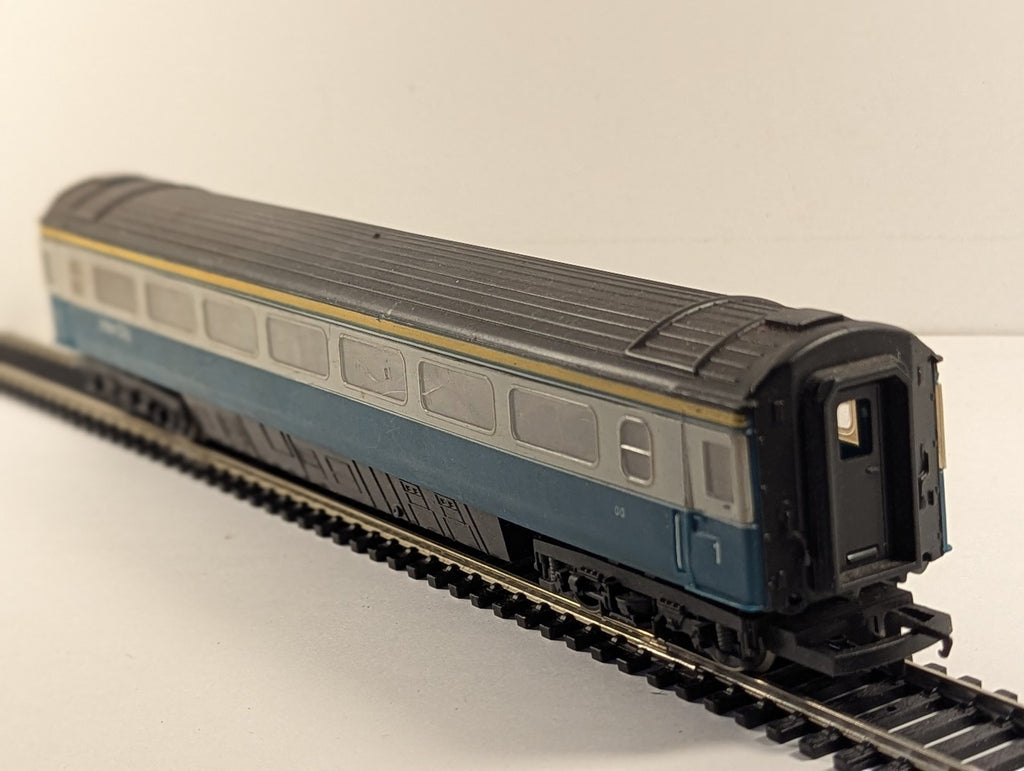 Hornby OO Gauge BR Mk3 First Class Coach Passenger Coach BR Blue & Grey R426