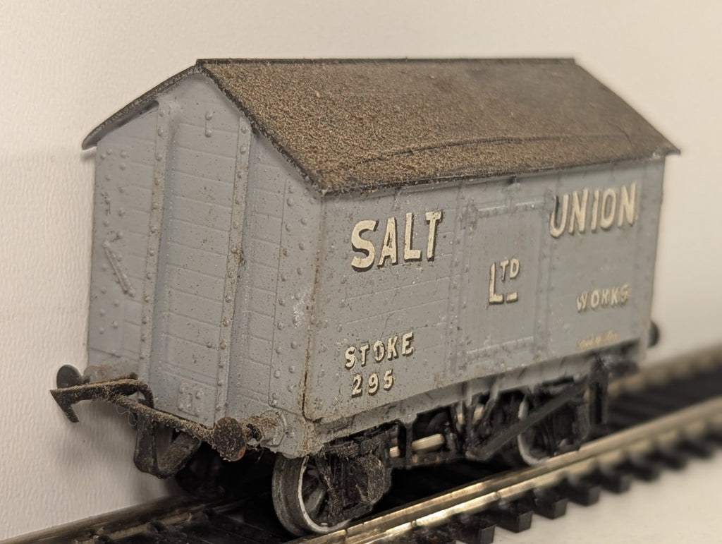 Kitbuilt Salt Van Goods Wagon 295 Salt Union Ltd Grey
