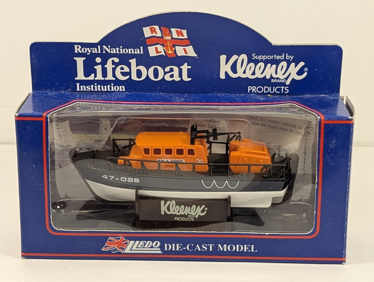 Lledo RNLI Tyne Class Lifeboat R.N.L.B. Garside (Kleenex Promotional)