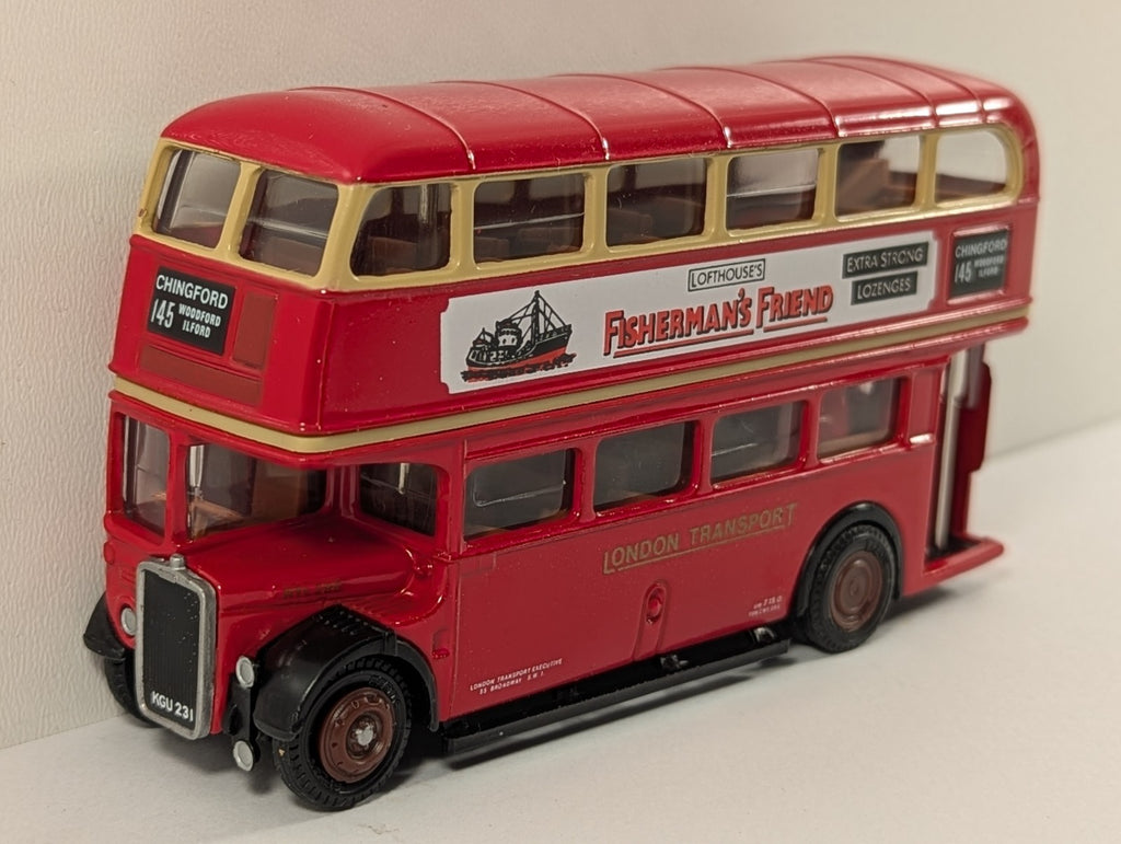 EFE 11106DL Leyland RTL DeLuxe – Fisherman’s Friend – Route 145 Chingford – 1:76