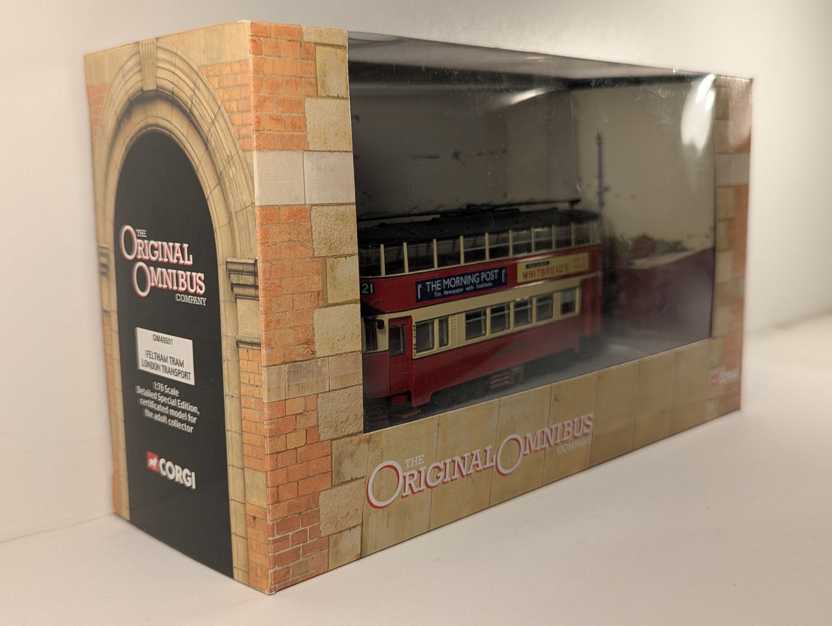 Corgi 1:76 Scale Feltham Tram 21 London Transport OM40501