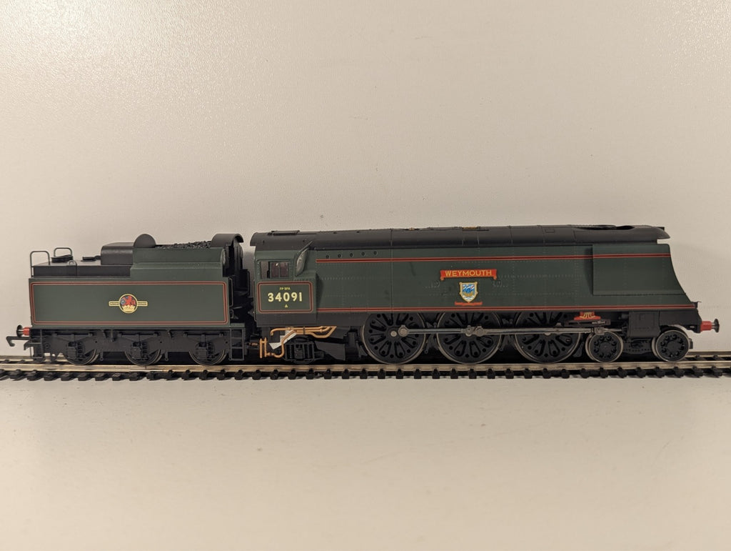 Hornby R2282 West Country Class Bulleid Pacific Weymouth - Boxed