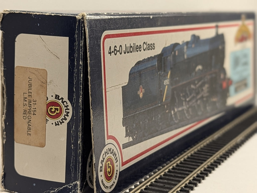Bachmann OO Gauge LMS Jubilee Class 5721 'Impregnable' Steam Locomotive LMS Red