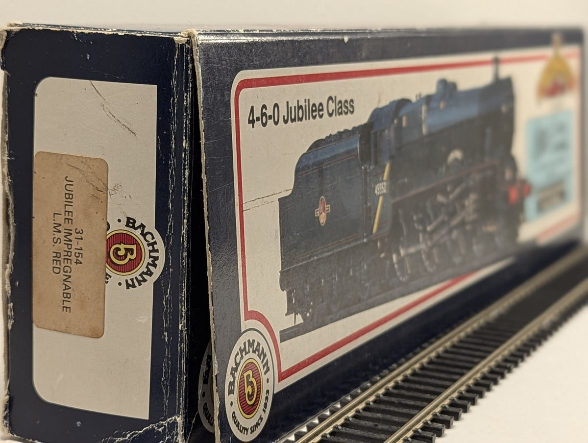 Bachmann OO Gauge LMS Jubilee Class 5721 'Impregnable' Steam Locomotive LMS Red