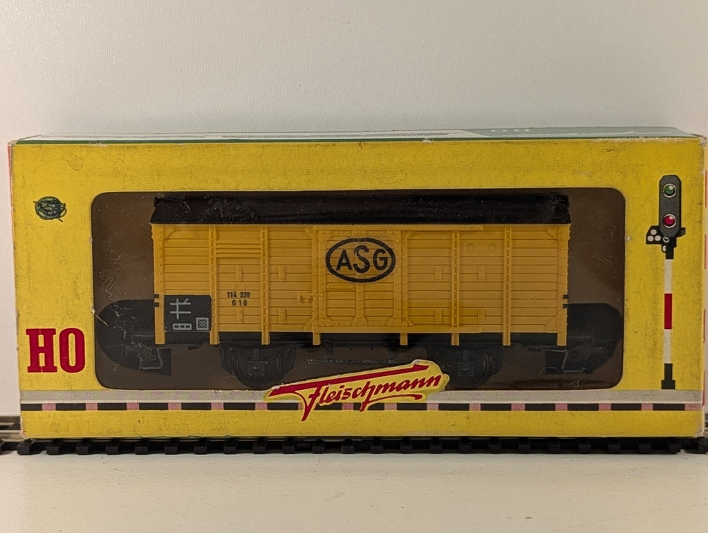 Fleischmann 1464S H0 Gauge ASG DB Covered Freight Wagon