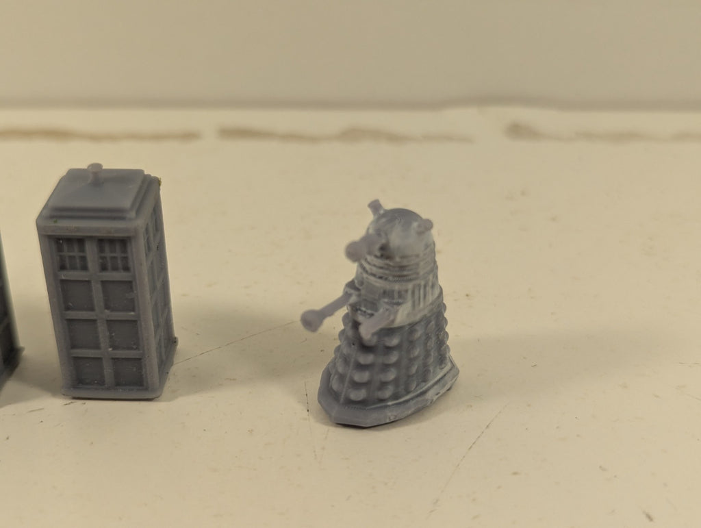 3D Printed OO Gauge Doctor Who Fan Art Accessories