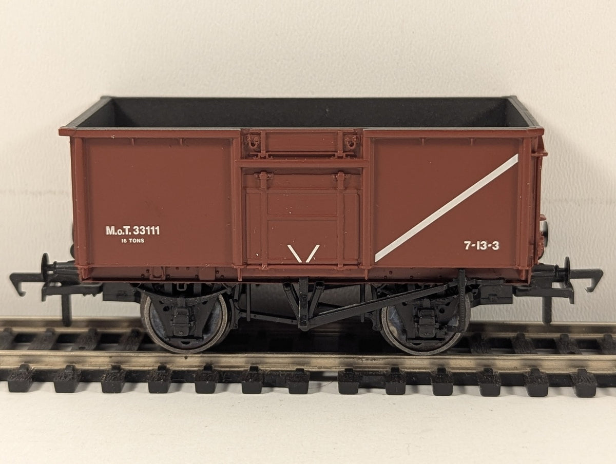 Bachmann OO Gauge 16T Steel Mineral Wagon Goods Wagon M.o.T. 33111 MoT Bauxite