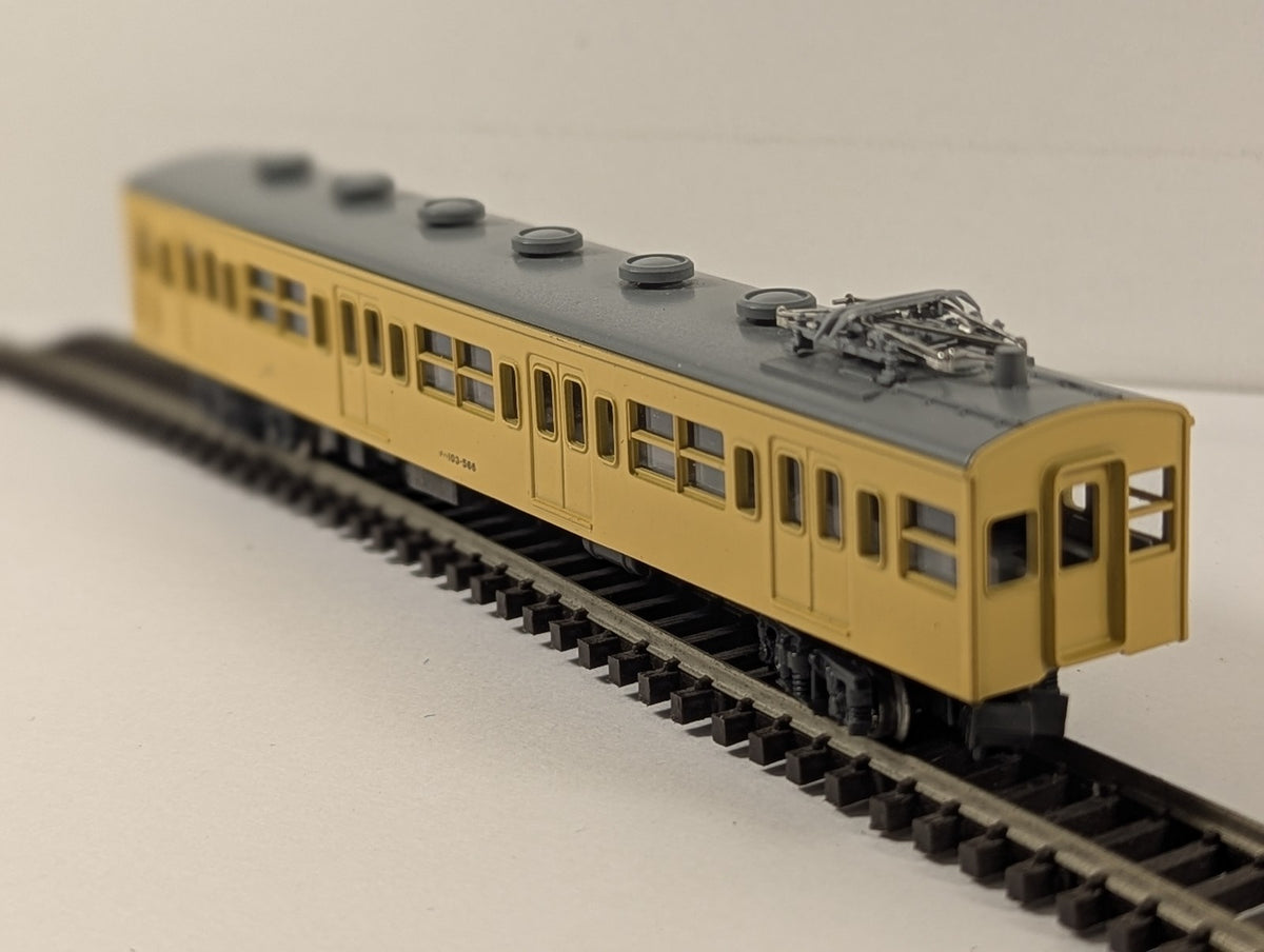 Kato N Gauge JNR Class 103 Kumoha 103 EMU Coach Kumoha 103-56 JNR Canary Yellow