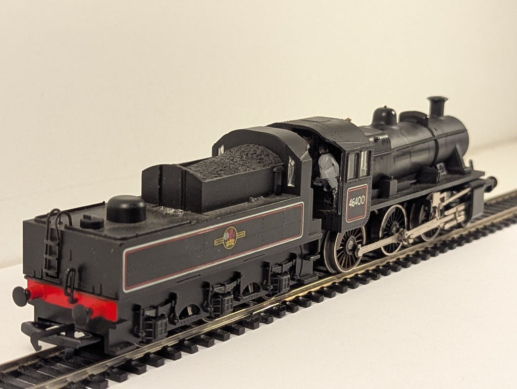 Hornby R857 Ivatt Class 2MT 2-6-0 Steam Locomotive Black OO Gauge Boxed