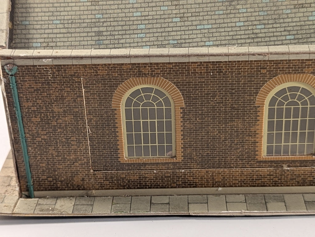 Superquick Two Track Engine Shed Built Card Kit