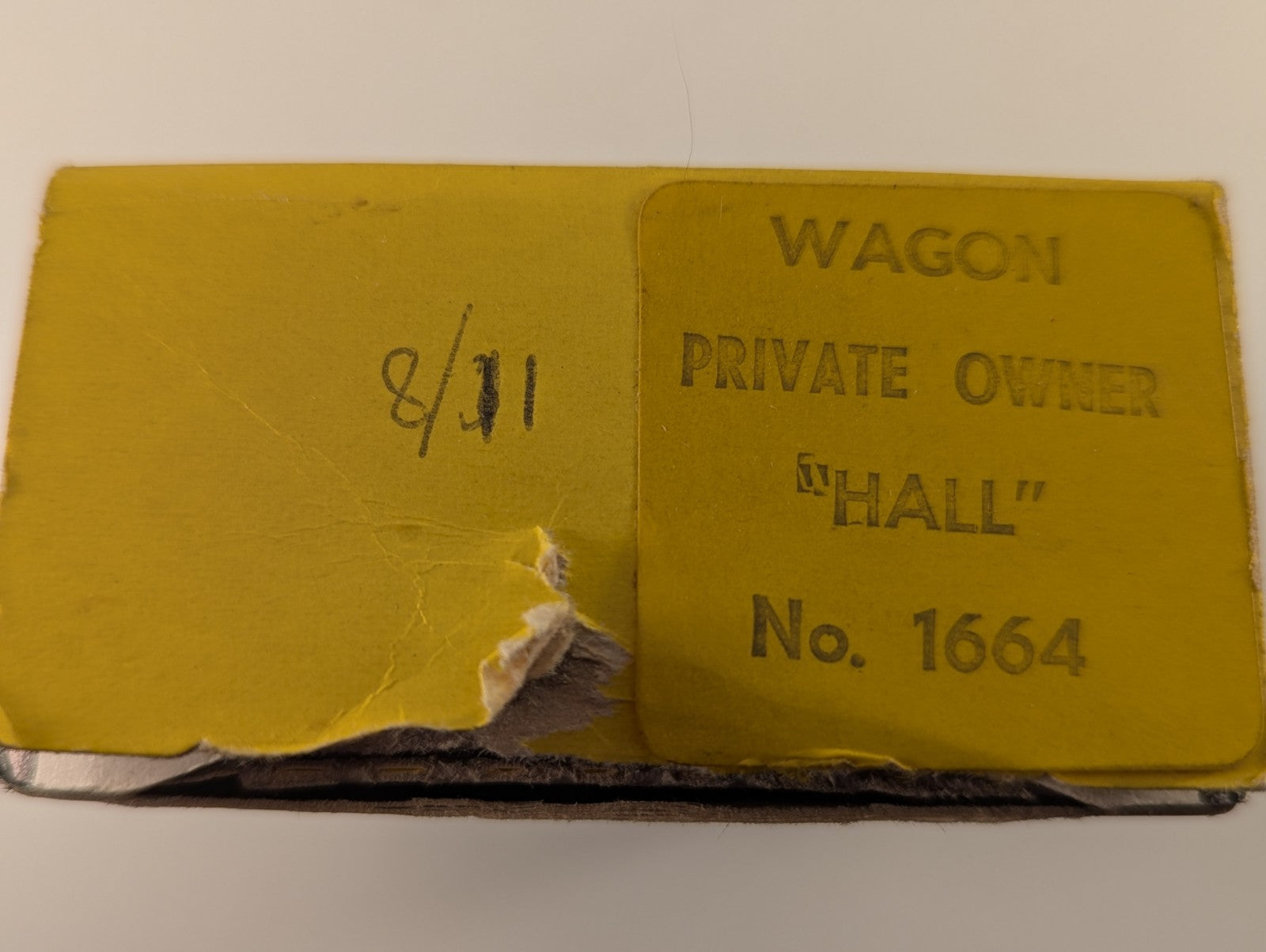 Trix Trains 1664 Private Owner 7-Plank Wagon “Hall and Co”