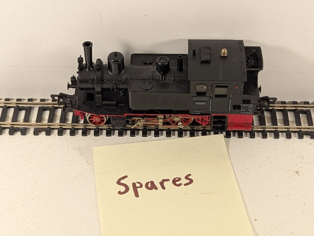 Fleischmann HO Gauge DB Class 70 70091 DB black and red