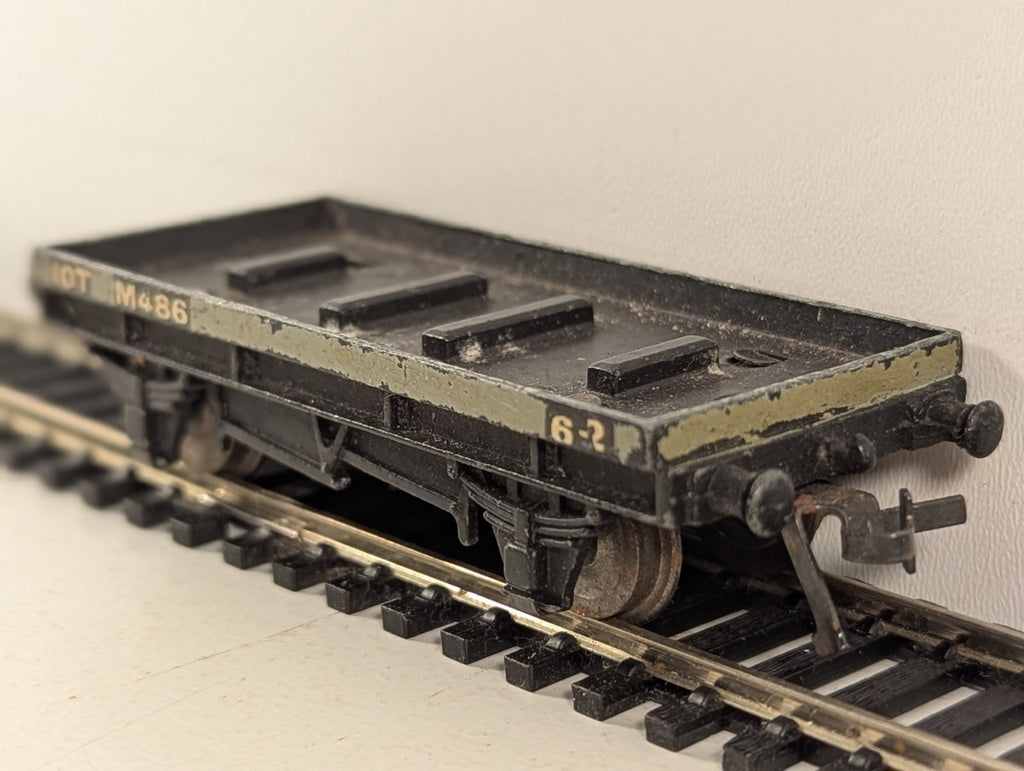 Hornby Dublo OO Gauge Low Sided Wagon Goods Wagon M486 BR Grey D1
