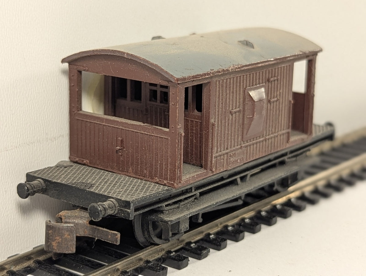 Jouef for Playcraft HO Scale BR 20 Ton Goods Brake Van Wagons B950718 BR Bauxite