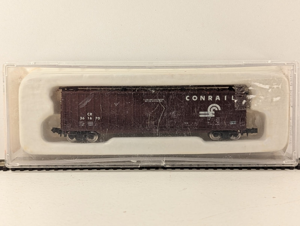 Con-Cor 0001-147102 N Gauge Conrail 50ft Rib-Side Boxcar - Boxed