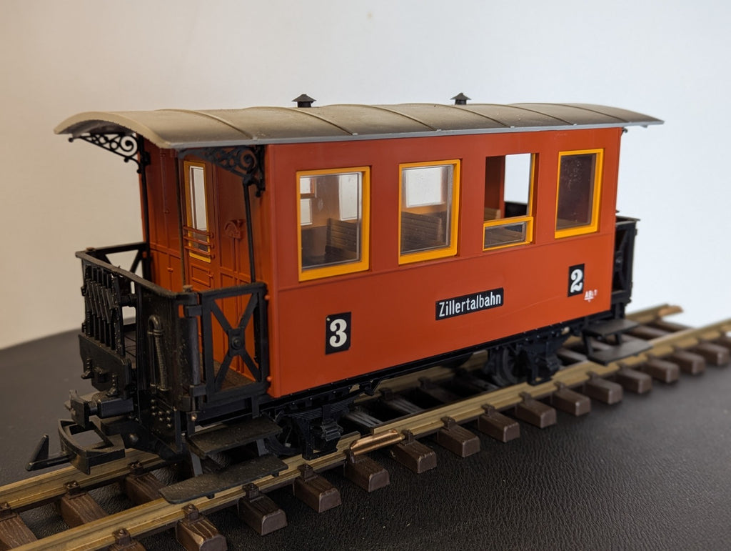 LGB G Scale Zillertalbahn Passenger Coach ABi 1 Zillertalbahn Red