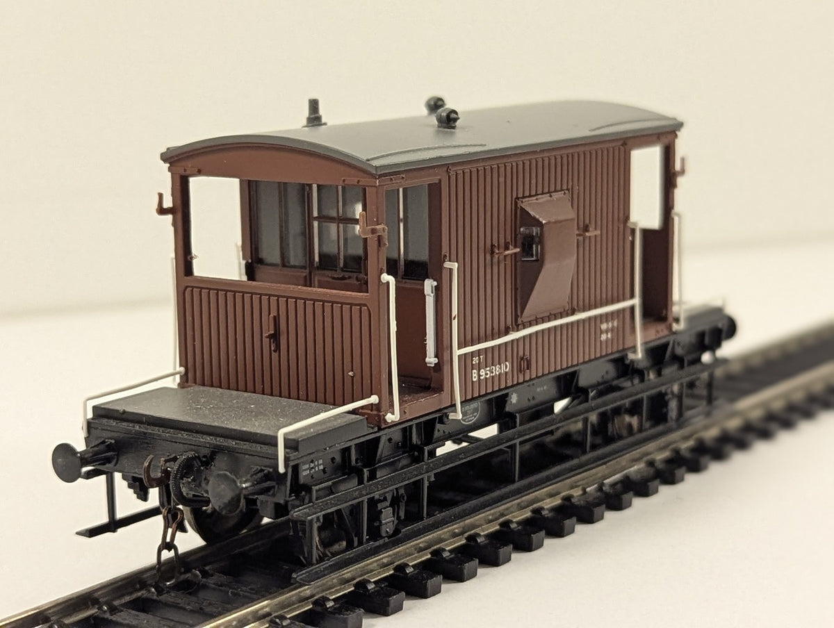 Bachmann OO Gauge BR 20 Ton Goods Brake Van B953810 BR Bauxite