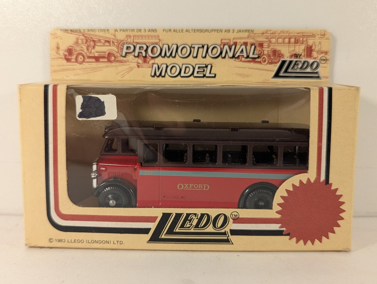 Lledo Oxford Single Decker Bus Die-cast Model 727 City of Oxford (Red and Brown)