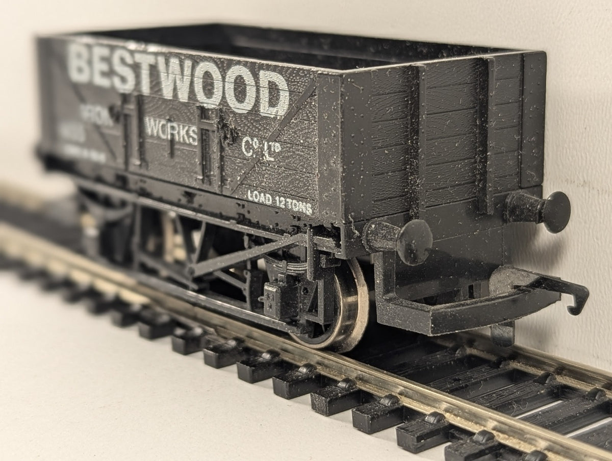 Hornby OO Gauge 7 Plank Open Wagon Goods Wagon 655 Bestwood Iron Works