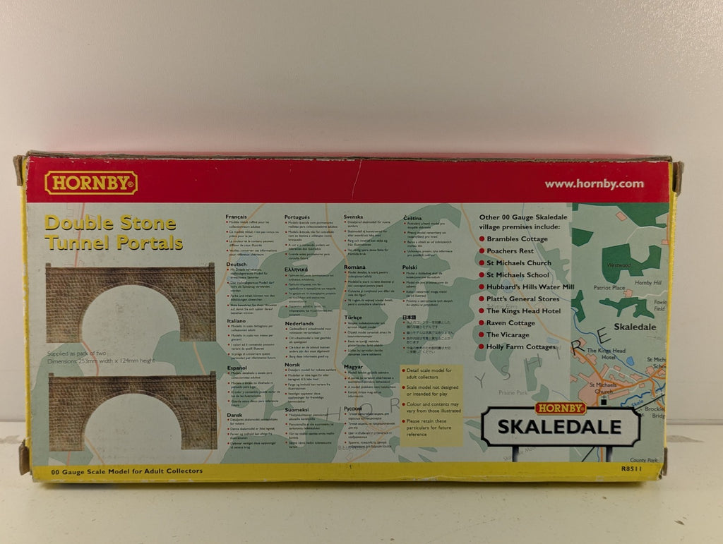 Hornby Skaledale R8511 OO Gauge Stone Tunnel Portals