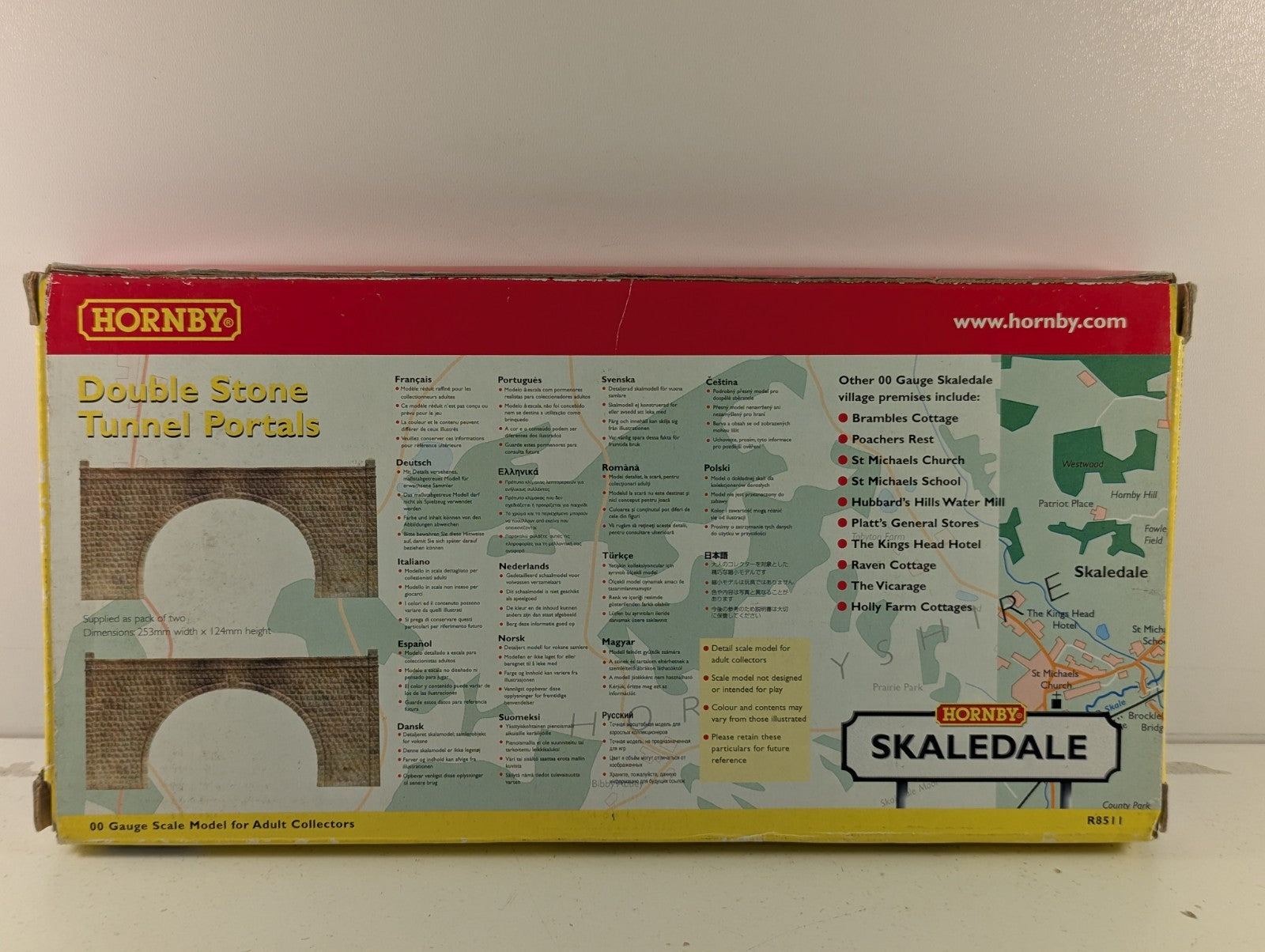 Hornby Skaledale R8511 OO Gauge Stone Tunnel Portals