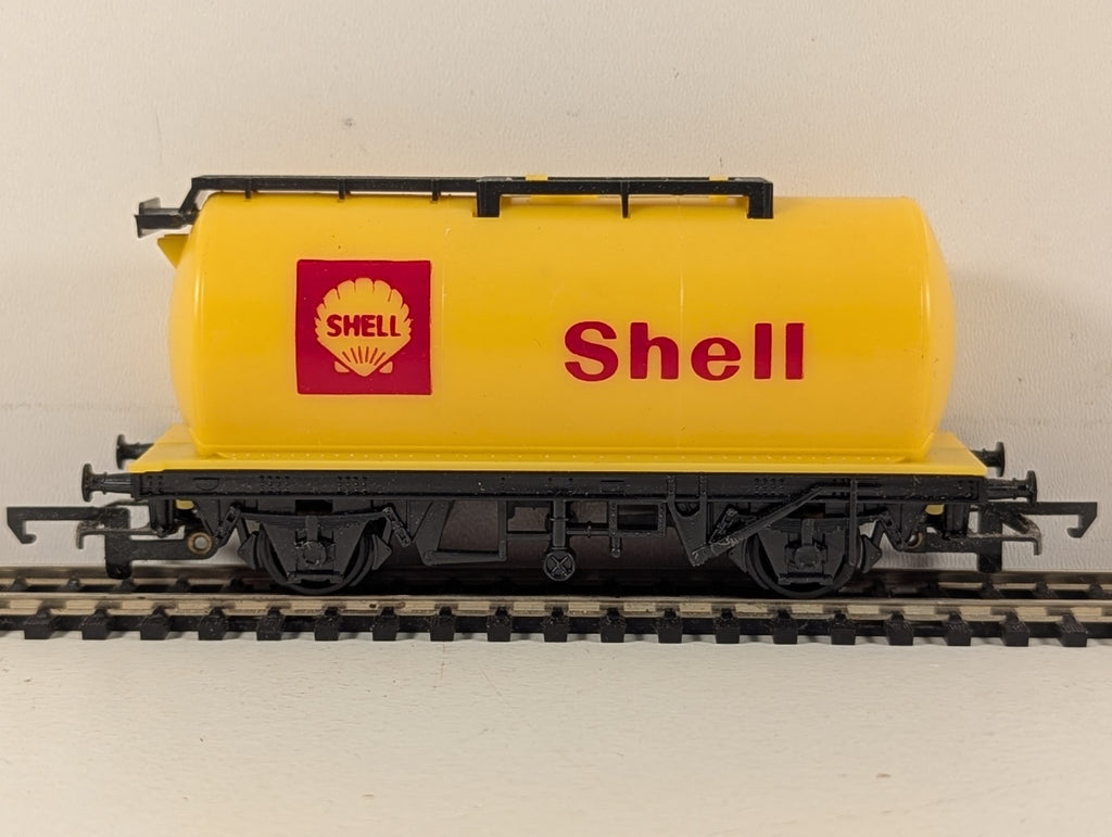 Hornby R.132 Shell Tank Wagon Goods Wagon Shell Yellow