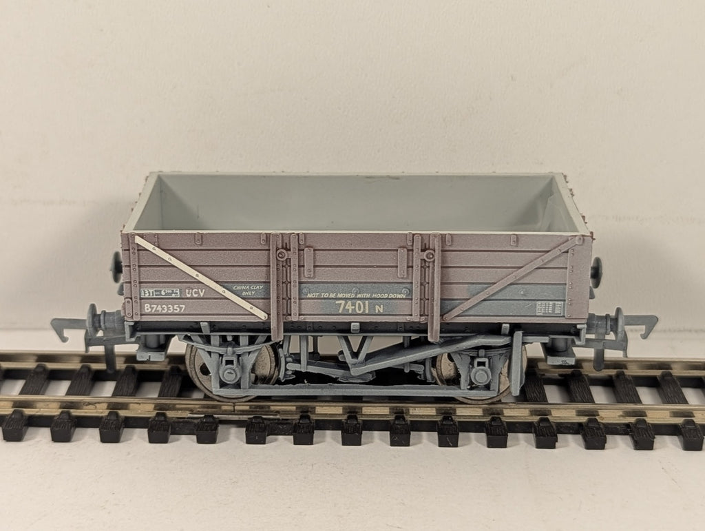 Bachmann OO Gauge China Clay Wagon without Hood Goods Wagon B743357