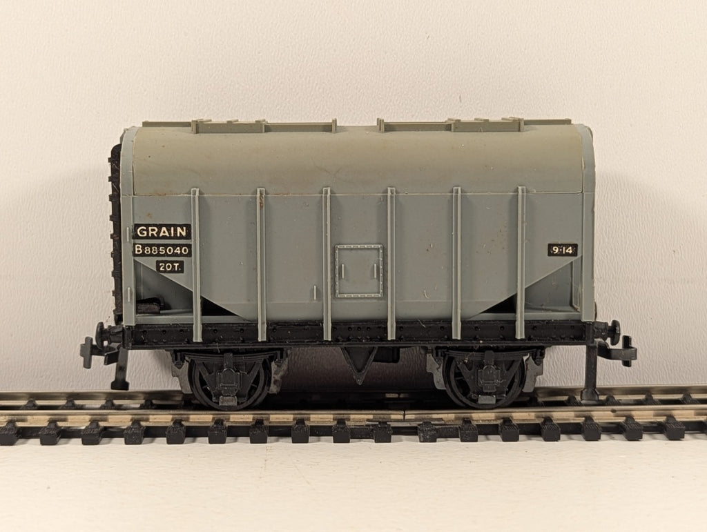 Hornby Dublo 32067 OO Gauge Grey 20-Ton Bulk Grain Wagon - Boxed
