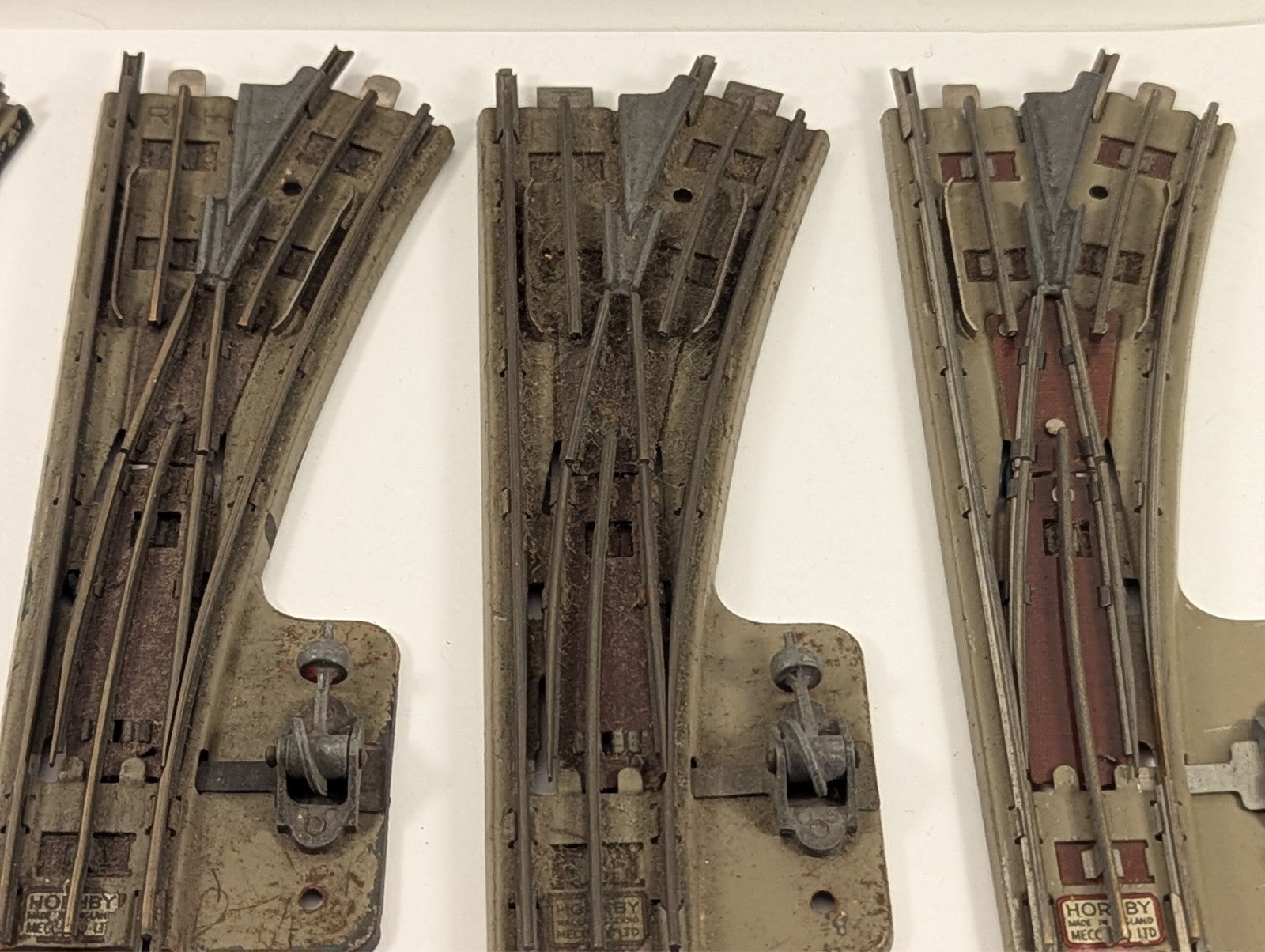 Hornby Dublo OO Gauge 3 Rail Right-Hand Points Job Lot