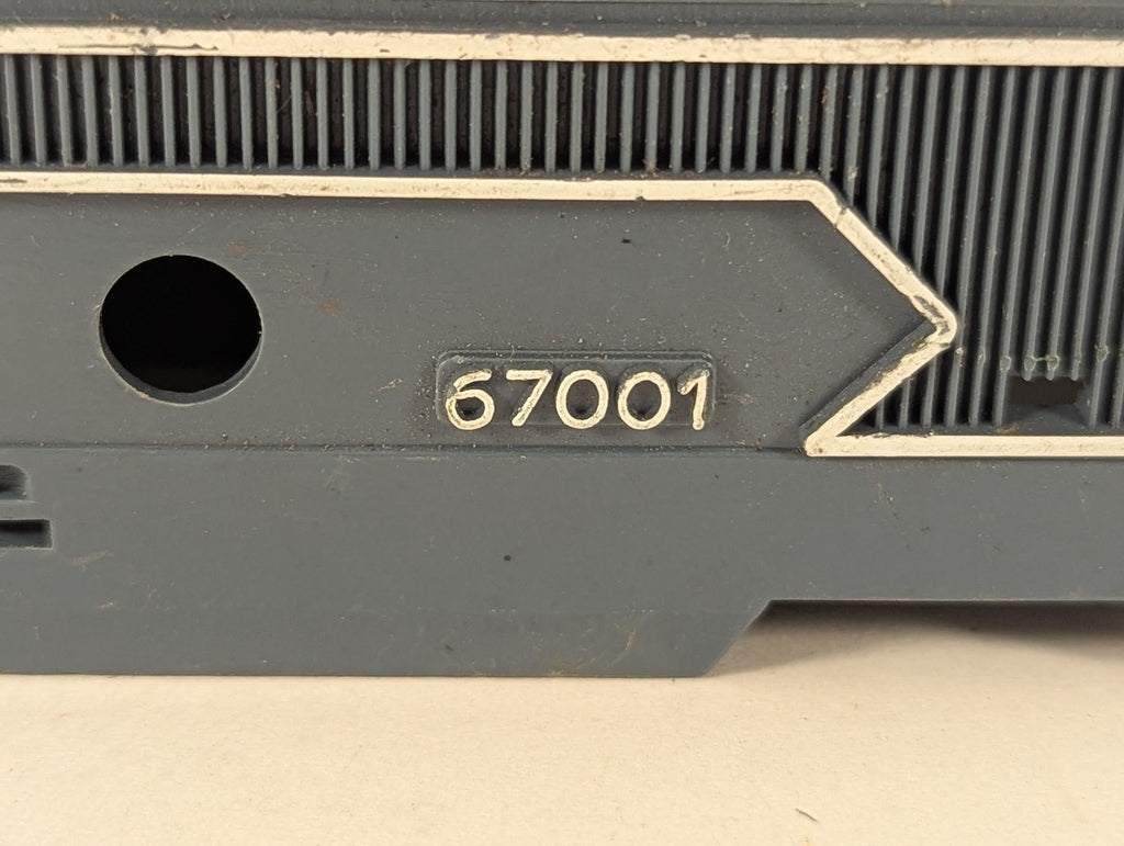 Jouef HO Scale SNCF Class BB 67000 Locomotive Body Shell 67001 SNCF Blue & Grey