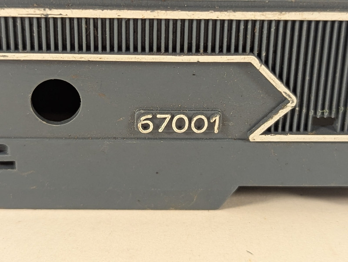 Jouef HO Scale SNCF Class BB 67000 Locomotive Body Shell 67001 SNCF Blue & Grey