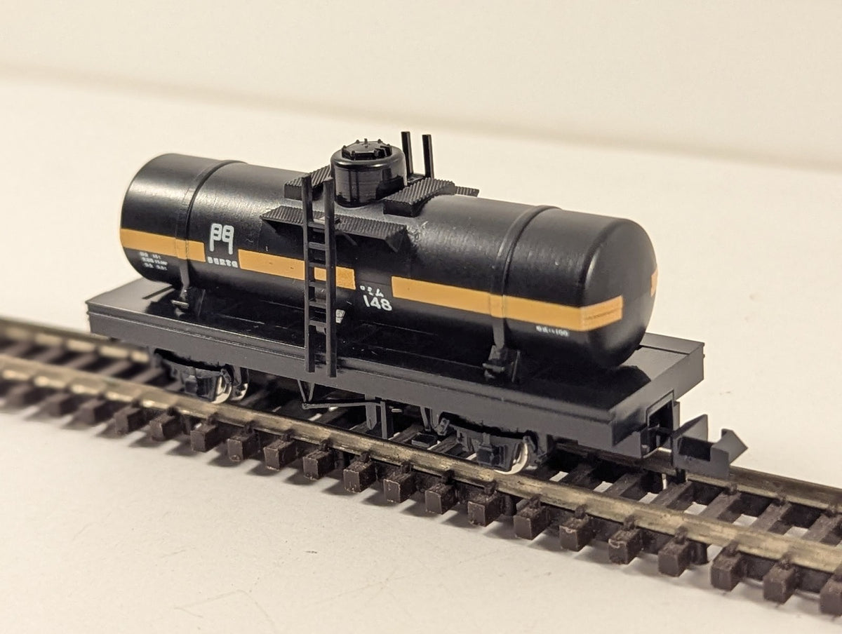 Tomix N Gauge Type Mimu 100 Tank Wagon Mimu 148 JNR black with yellow stripe