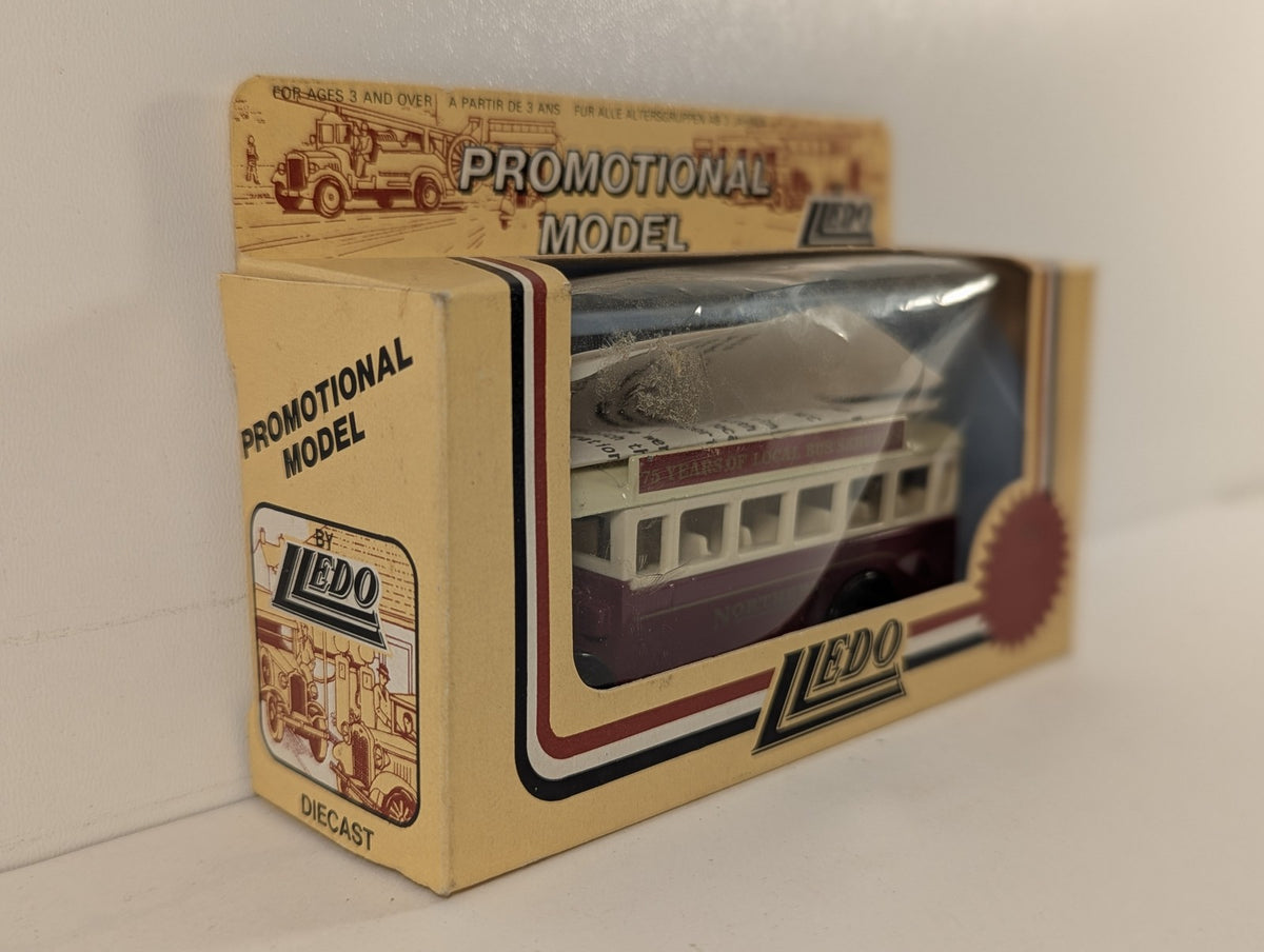 Lledo AEC Regal Bus 'Northern' Die-cast Bus Purple and cream