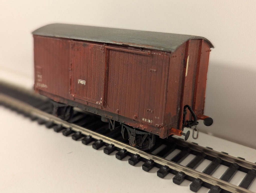 Kitbuilt 10-Ton Fish Van – BR Bauxite – OO Gauge