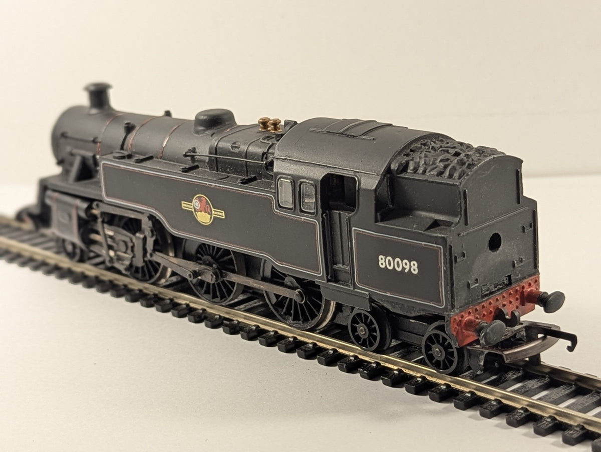 Wrenn OO Gauge Standard Class 4MT 2-6-4T Locomotive 80098 BR Black