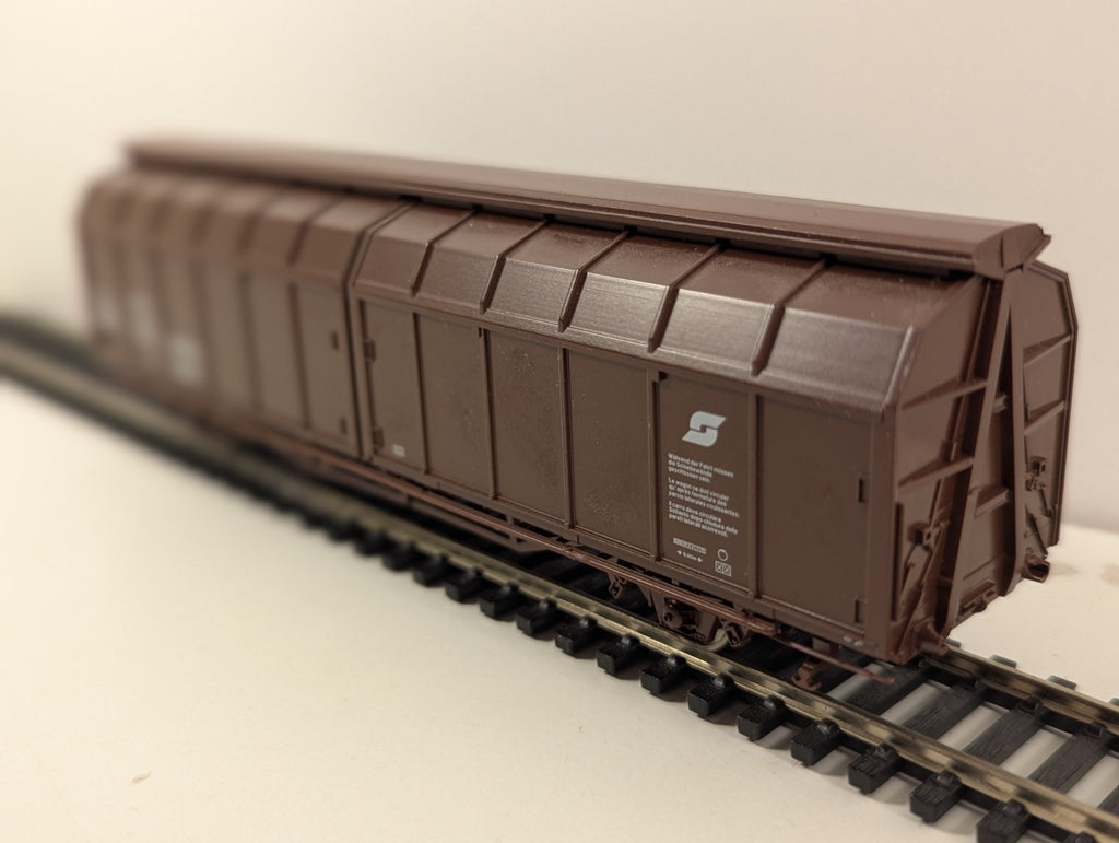 Roco HO PKP Cargo Hmrrs29 Sliding Wall Wagon