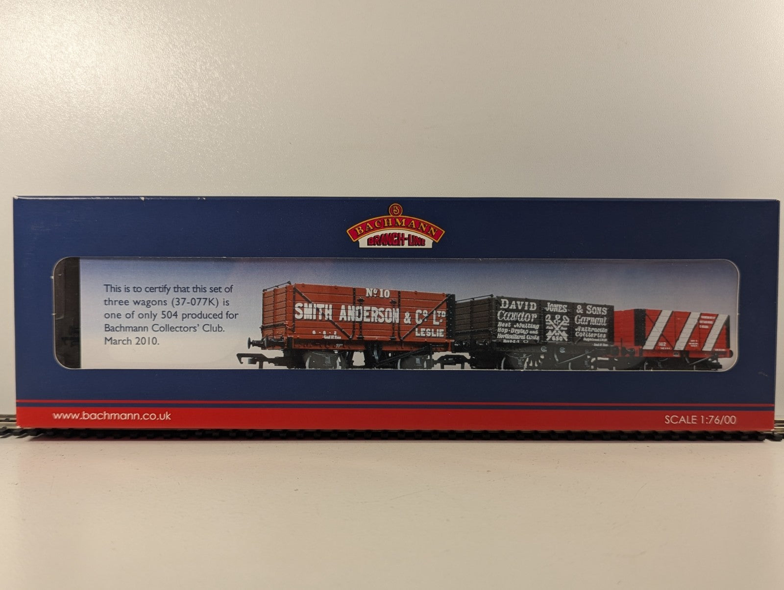Bachmann 37-077K Set of Three Private Owner Wagons 2009/2010