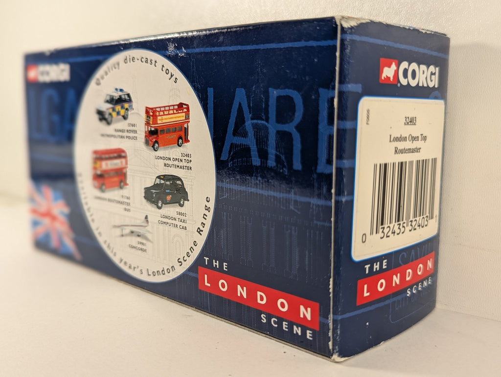 Corgi London Open Top Routemaster Die-cast Model Bus RM143
