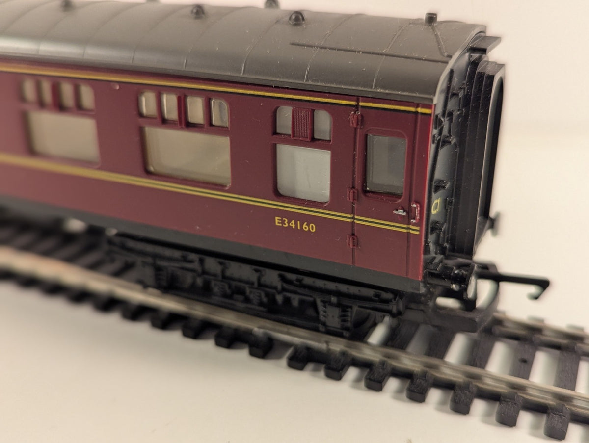 Hornby R1007 BSK Mk1 Corridor Brake 2nd E34160 BR Maroon
