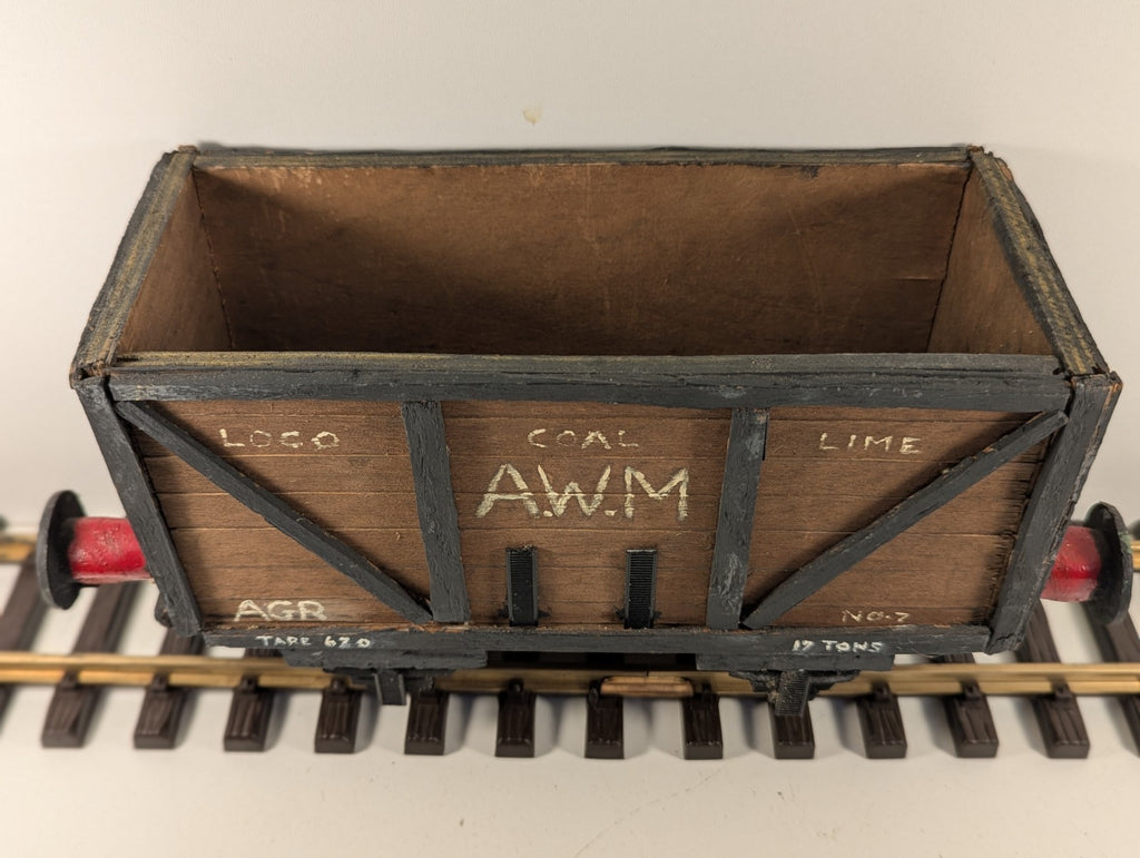 G Gauge Custom 17 Ton 7 Plank Wagon