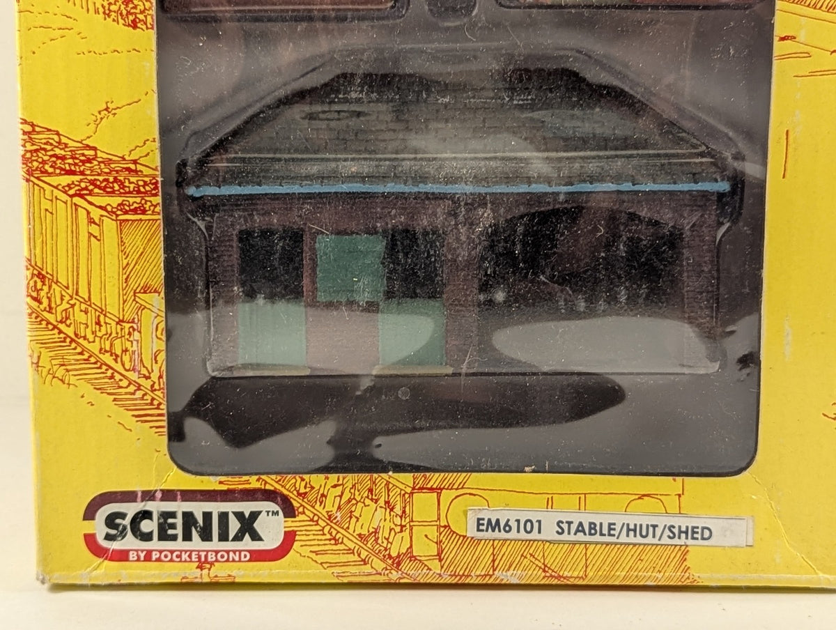 Scenix by Pocketbond OO Gauge Stable / Hut / Shed Scenic Accessories EM6101
